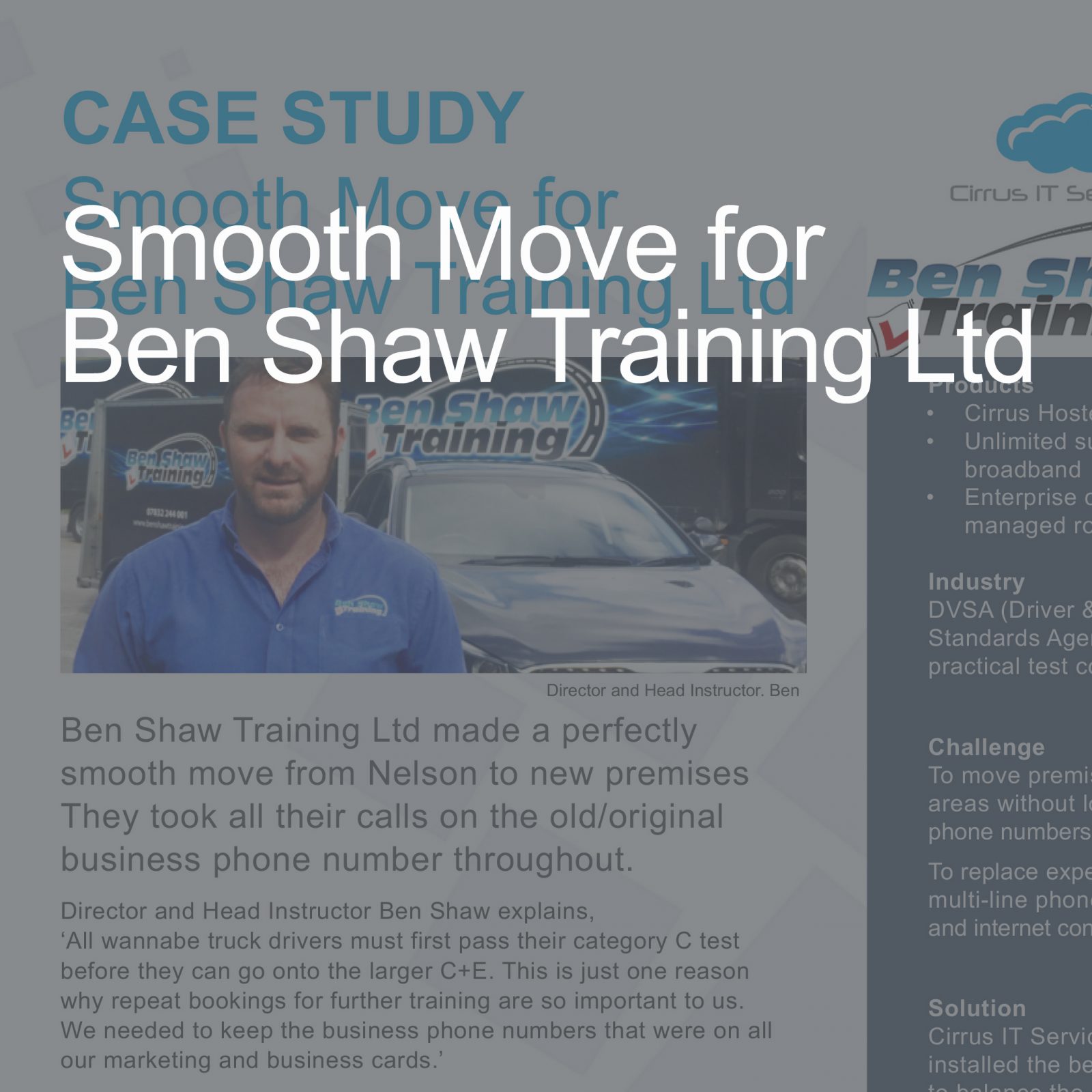 CaseStudy BenShaw WebSite Image
