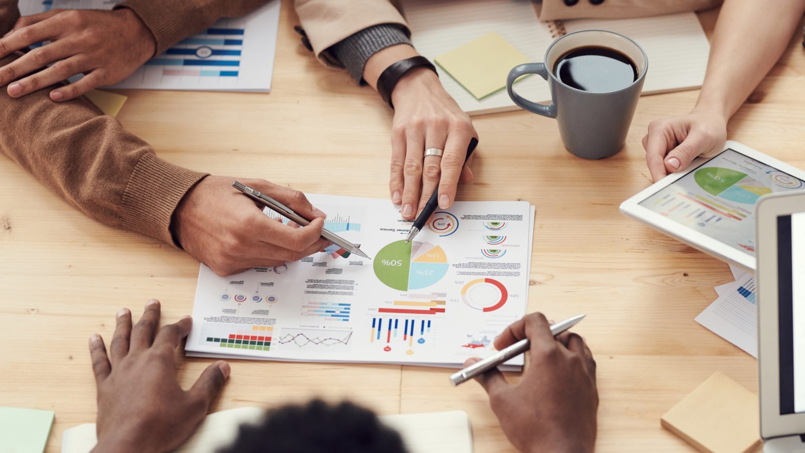 people discuss about graphs and rates 3184292