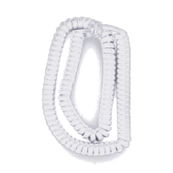 curlycord white