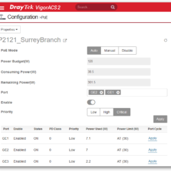 draytek vigorswitch p2121 acsconfig