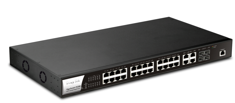 DrayTek VigorSwitch P2280 28-Port Gigabit Switch 3 DrayTek VigorSwitch P2280 28-Port Gigabit Switch