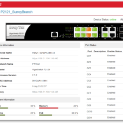 draytek vigorswitch p2121 acsdashboard