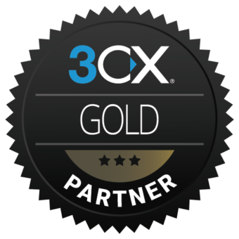 3CX Annual Licence/Subscription 5 Gold Partner badge