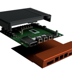 OPNsense DEC600 Series Hardware exploded view - No Shadow