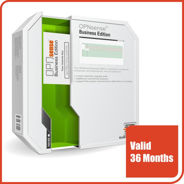 OPNsense® Business Edition 3 Year Subscription 3 OPNsense Business Edition Annual License Subscription - 3 Years