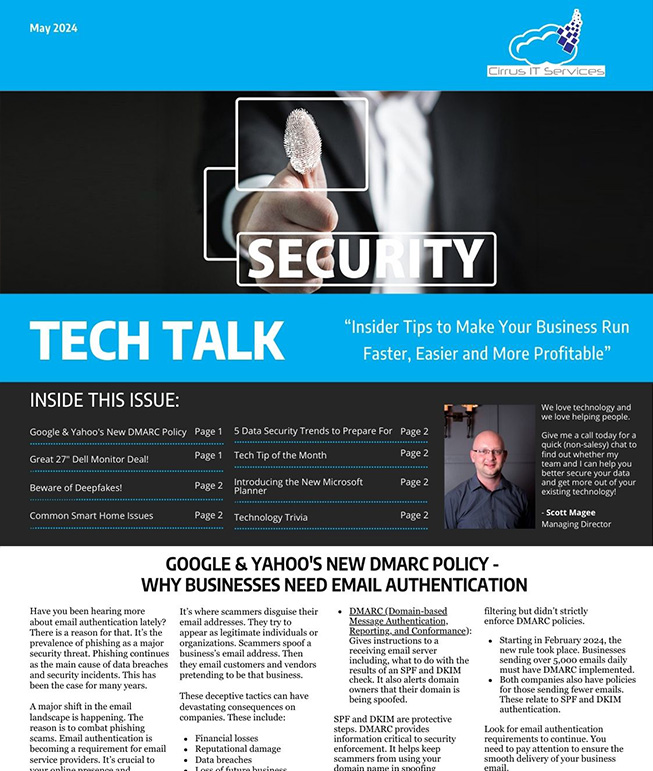 TechTalk Monthly Newsletter May Thumbnail Image