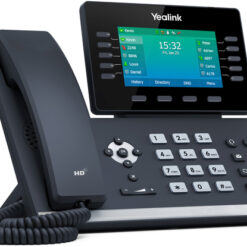 Yealink T54W WiFi VoIP/SIP Phone (SIP-T54W), 10-Lines, 2 x Gigabit Ports, PoE, 4.3-Inch Colour LCD Display 8 Yealink T64W VoIP Phone - Side