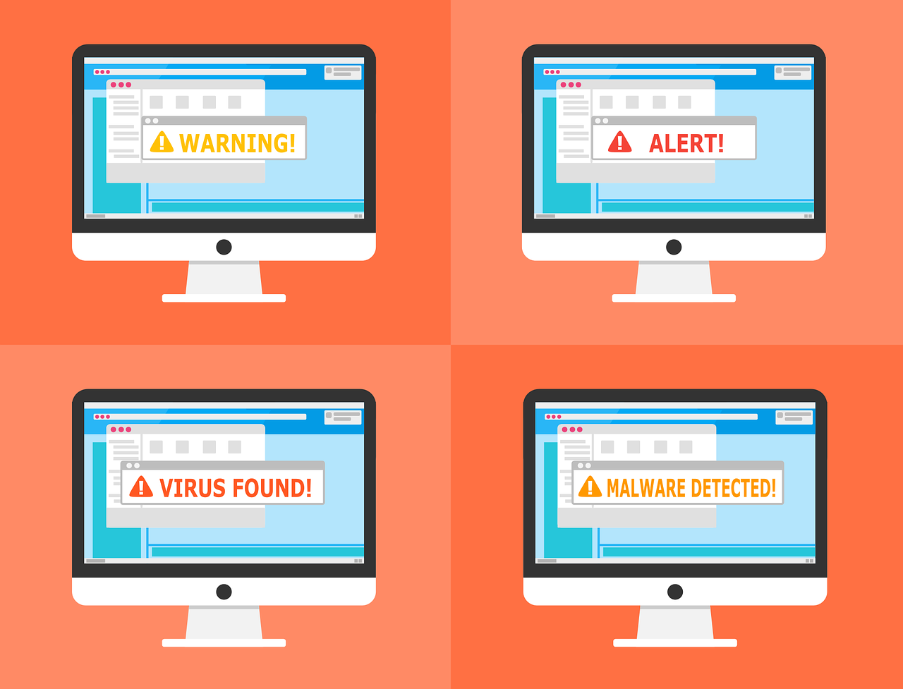 Why Securing Your Software Supply Chain is Critical 4 Free warning alert detected vector